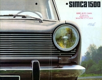 Simca 1500 brochure ca. 1966