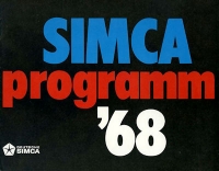 Simca program 1968