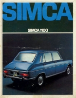 Simca 1100 brochure 9.1968