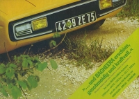 Simca Chrysler Sunbeam program ca. 1974