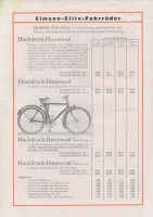 Preview: Simson Händler Preisliste 10.1934