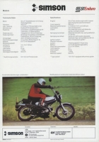 Preview: Simson S 51 Enduro Prospekt 1984 Preview: Simson S 51 Enduro Prospekt 1984