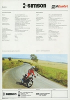 Preview: Simson S 51 Comfort Prospekt 1985 Preview: Simson S 51 Comfort Prospekt 1985