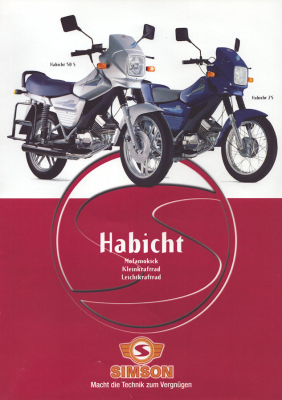 Simson Habicht Prospekt ca. 1996