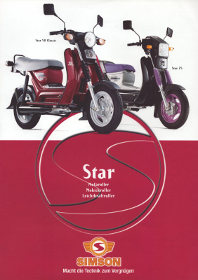 Simson Star Prospekt ca. 1996