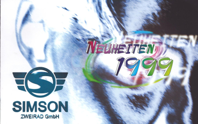 Simson Neuheiten Prospekt 1999