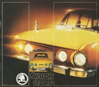 Skoda 110 LS brochure ca. 1971