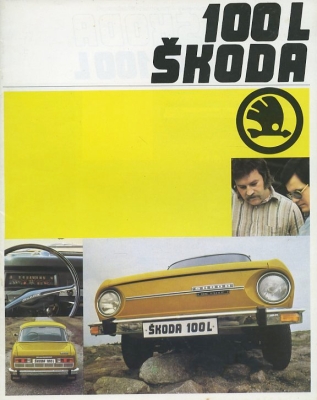 Skoda S 100 L Prospekt 1970er Jahre