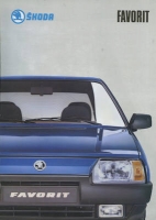 Skoda Favorit brochure ca. 1992