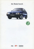 Skoda Favorit brochure ca. 1993