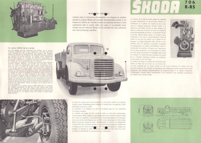 Preview: Skoda 706 R / RS Prospekt 1955