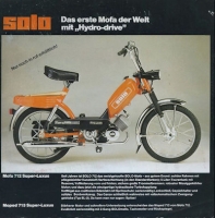 Solo Mofa 712 und Moped 713 Prospekt 1970er Jahre