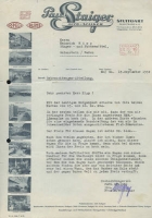 Paul Staiger letter 1932