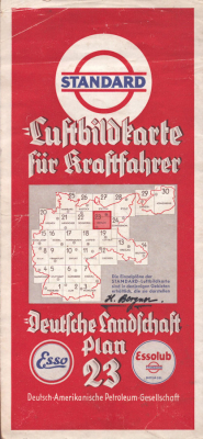 Standard Luftbildkarte Plan 23 Berlin 1930er Jahre