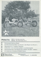 Standex Pirata Mofa Prospekt 1970