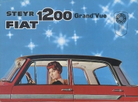 Steyr Fiat 1200 Gran Vue Prospekt ca. 1961