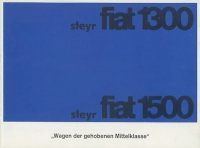 Steyr Fiat 1300 1500 Prospekt ca. 1962