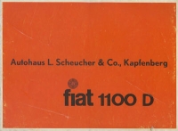 Steyr Fiat 1100 D Prospekt 5.1963