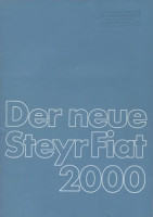 Steyr Fiat 2000 Prospekt 8.1977