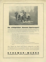 Stoewer Sportscar brochure 10.1926