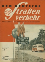 Der Deutsche Straßenverkehr 1954 Heft 9