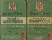 Straube`s Führer Märkisches Wanderbuch Teil 1-4 1909