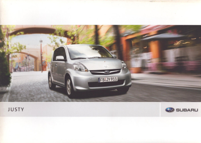 Subaru Justy Prospekt 4.2009