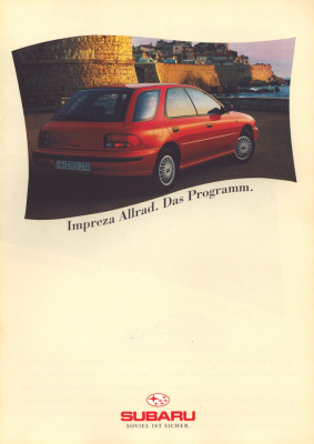 Subaru Impreza Allrad Prospekt 2.1994