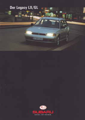Subaru Legacy LX/GL Prospekt 9.1996