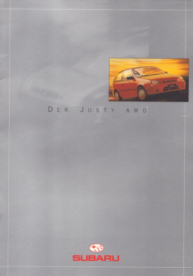 Subaru Justy AWD Prospekt 10.1998