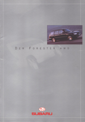 Subaru Forrester Prospekt 10.1998