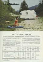 Suleica F 430 Wohnwagen Prospekt ca. 1966