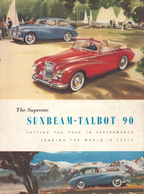 Sunbeam-Talbot 90 Prospekt 1950er Jahre