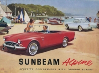 Sunbeam Alpine 1600 brochure ca. 1964