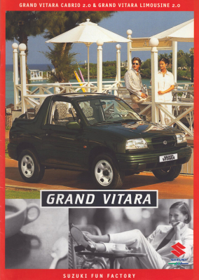 Suzuki Grand Vitara Cabrio + Limousine Prospekt 5.2000