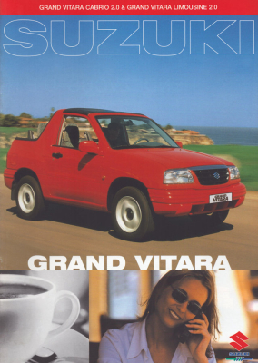 Suzuki Grand Vitara Cabrio + Limousine Prospekt 2.2001