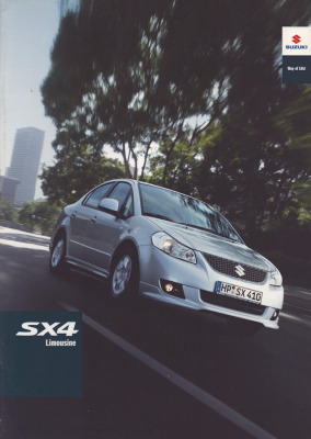 Suzuki SX 4 Limousine Prospekt 4.2008