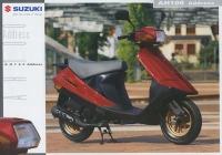 Suzuki AH 100 Adress Prospekt 1995