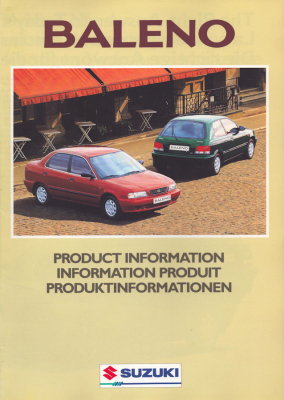 Suzuki Baleno Produkt Information 1995
