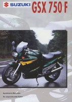 Suzuki GSX 750 F brochure 1996