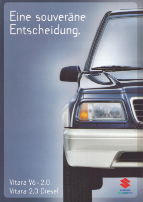 Suzuki Vitara V 6-2.0 / 2.0 Diesel Prospekt 6.1996