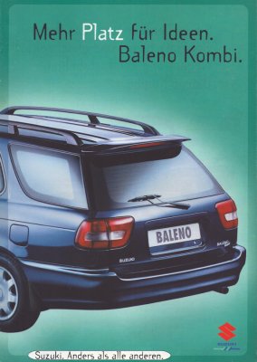 Suzuki Baleno Kombi Prospekt 11.1996