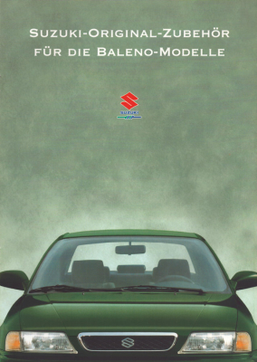 Suzuki Baleno Zubehör Prospekt 8.1997