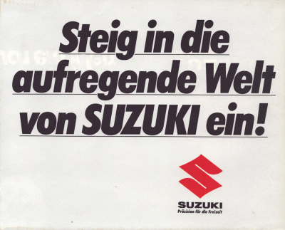 Suzuki Pkw Programm 11.1981