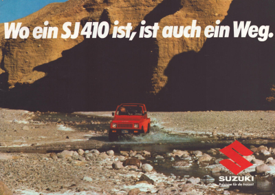 Suzuki SJ 410 Prospekt 9.1981