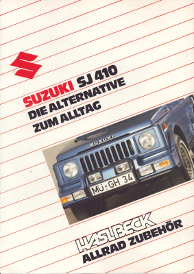 Suzuki SJ 410 Zubehör Prospekt 9.1983