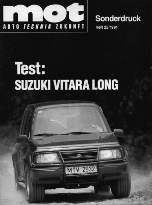 Suzuki Vitara Test Prospekt 12.1991