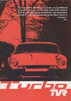 TVR Turbo Prospekt 10.1976