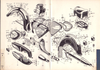 Preview: Triumph Cornet 200 Ersatzteilliste 8.1954 Preview: Triumph Cornet 200 Ersatzteilliste 8.1954