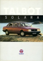 Talbot Solara brochure 1980